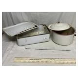 Enamelware pot and storage container