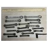 19 Ratcheting wrenches