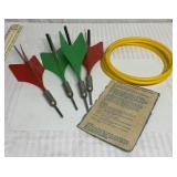 Vintage Lawn darts game