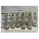 Crate with vintage Miller High Life beer bottles