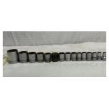 15 Snap-on 1/2' drive sockets