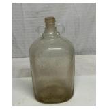 Glass gallon jug with 2 handles