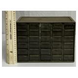 30-drawer parts organizer and contents