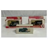 2 die cast Budweiser beer trucks & Chevy Bel Air