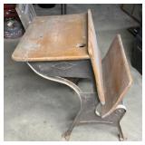 Vintage school desk