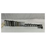 23 Snap-on 3/8' drive sockets
