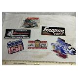 6 Vintage Snap-on stickers