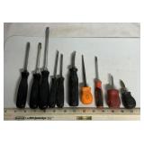 10 Snap-on screwdrivers