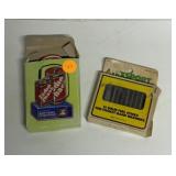 Vintage Battery checker and solid fuel sticks