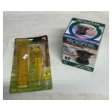 Rain gauge and MicroPerk coffee maker