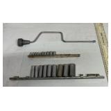 19 Craftsman 3/8' dr sockets and speed wrench