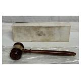 Wooden gavel