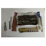 Assorted drill bits