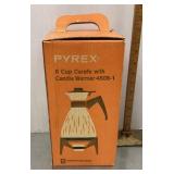 Pyrex 8-cup carafe with candle warmer