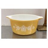 Pyrex butterfly gold 473 casserole