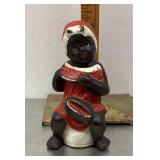 Cast iron Black Americana coin bank
