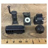 4 metal mini pencil sharpeners