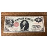 1917 'horse blanket' $1 bill