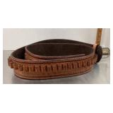 Leather ammo belt