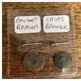 2 Ancient Roman bronze coins