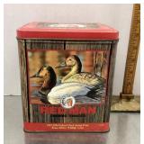 Red Man chewing tobacco tin
