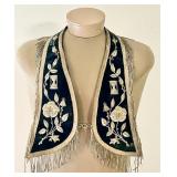 Vintage IOOF Oddfellows velvet regalia collar