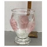 Glass Teleflora vase