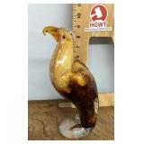 Decorative art glass bird