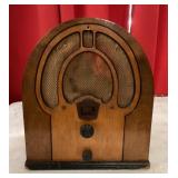 Vintage cathedral radio