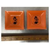 2 Playboy ashtrays