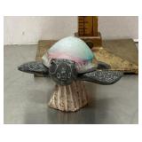 Hand carved opalite sea turtle