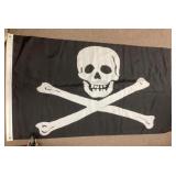 36' skull flag