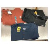 3 NEW men's Carhartt shirts Size 3XL tall