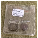 2 Ancient Roman Byzantine coins