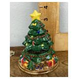 Department 56 Christmas tree trinket box