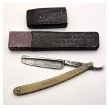 Antique Bob Clark straight razor