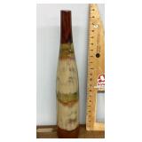 Tall pottery vase