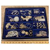 Gold tone costume jewelry