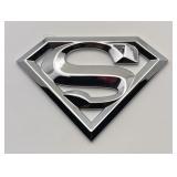 Chrome plated Superman emblem