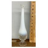 Fenton hobnail glass vase