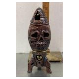 Resin skeleton bomb