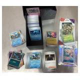Group of Pokï¿½mon cards