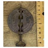 Vintage 6' cast-iron flue damper
