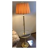 56' Floor lamp table