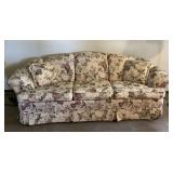 90' floral sofa
