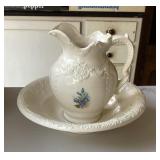 Arnel's ceramic pitcher and bowl