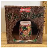 1997 Budweiser St. Pat's beer stein