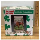 1998 Budweiser St. Pat's beer stein