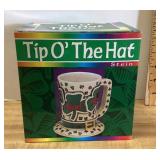 Budweiser Tip O' the hat beer stein
