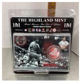 Highland Mint Stan Musial silverplate medallion